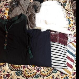 Mixed Clothing Bundle with Patterns and Solids